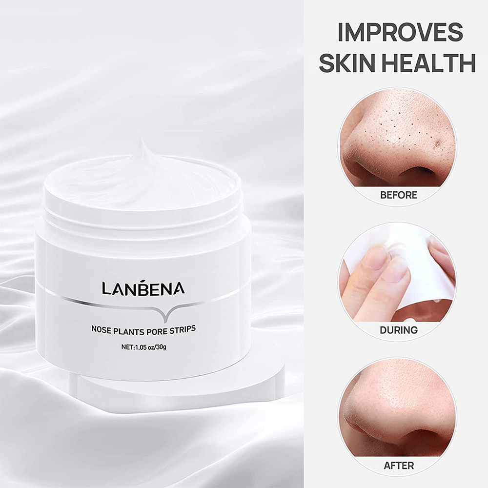 LANBÉNA™ - Bandes pour pores (60 pièces)