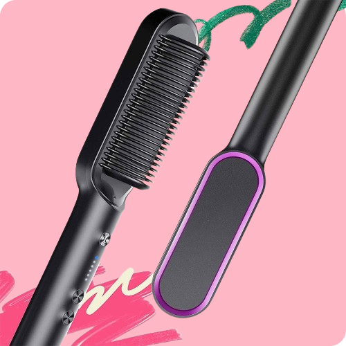 StraiGlow™ Hair Straightener Styling Brush