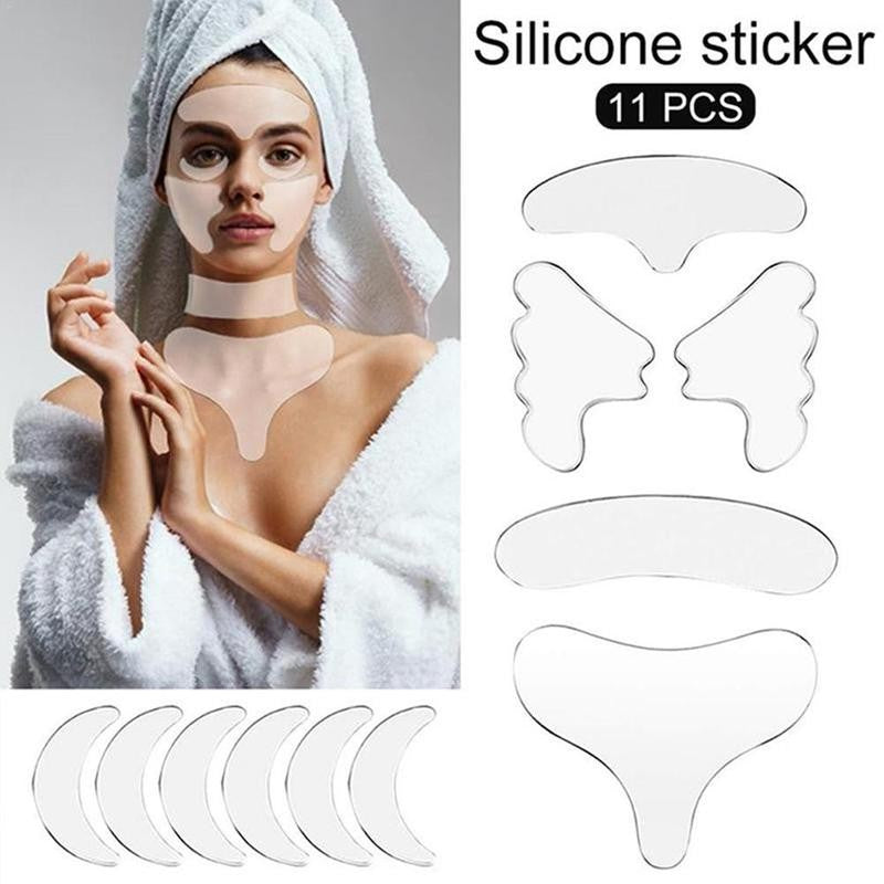 Reusable Silicone Anti-Wrinkle Patch (11Pcs)