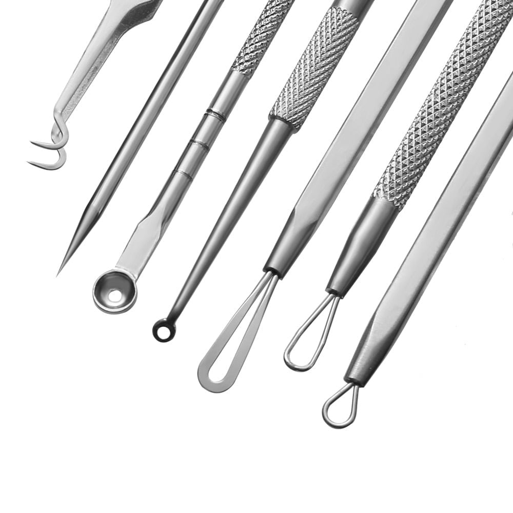 BLACKHEAD & BLEMISH REMOVER, PIMPLE & ACNE EXTRACTOR TOOL KIT